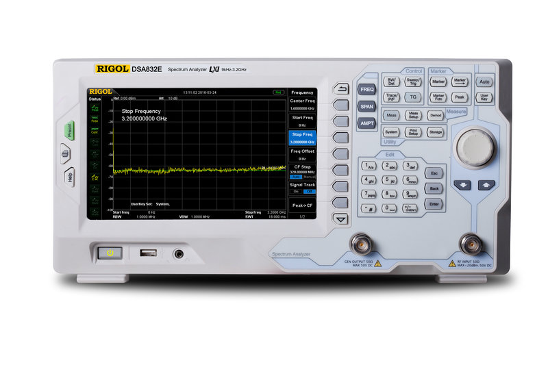 Rigol DSA832E-TG Spectrum Analyzer, 3,2 GHz, inkl. Tracking Generator, zum Aktionspreis