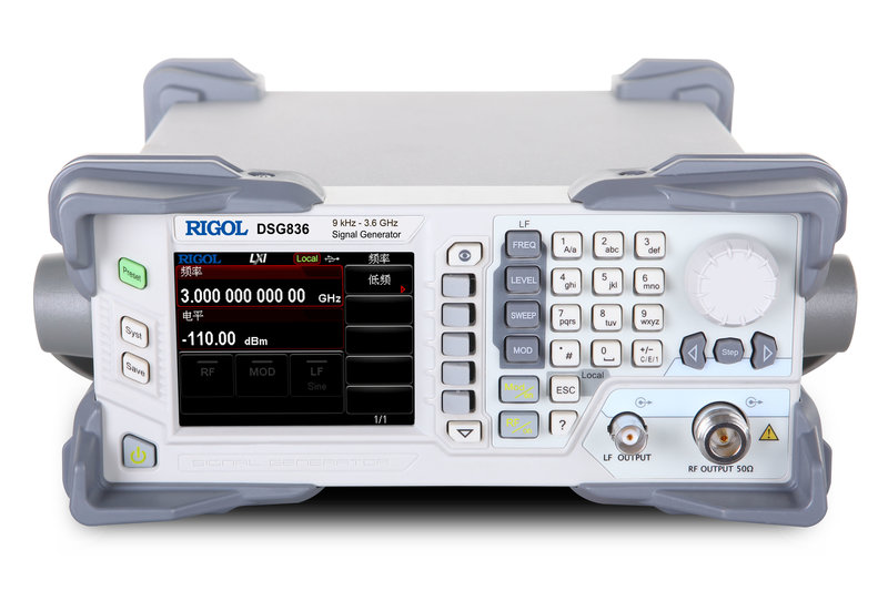 Rigol DSG821A RF Signal Generator, 9 kHz to 2.1 GHz, mit I/Q Modulation, inkl. GRATIS Option DSG800-PUG Puls Modulation & Puls Generator