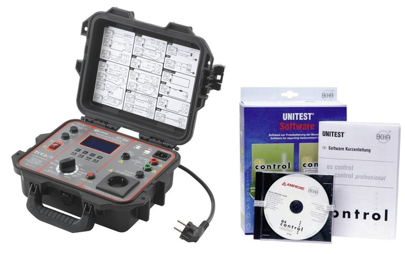 Beha-Amprobe GT-900 Kit Automatischer Gerätetester für Prüfungen nach DIN VDE 0701-0702 inkl. Software ES-Control