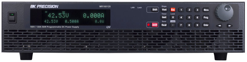 BK Precision MR160120 Programmierbarer DC Netzteil, 160 V, 120 A, 5.000 Watt, mit USB, RS232, LAN