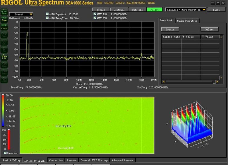 Rigol Ultra Spectrum Software