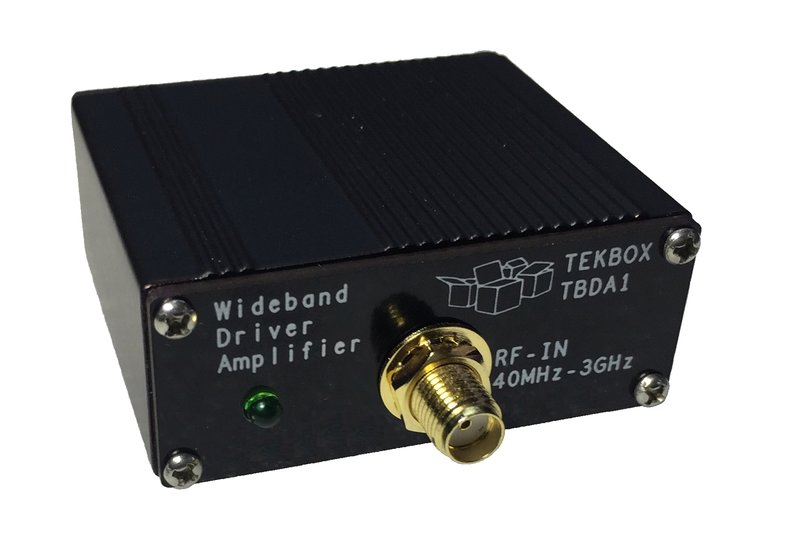 Tekbox TBDA1/28, universeller 28 dB Breitband HF Verstärker, 40 MHz bis 3 GHz