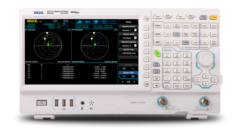 Rigol RSA3015N VNA Real Time Spektrum Analysator 1,5 GHz mit Vector Network Analyzer und Tracking Generator, inkl. GRATIS EMI und Vorverstärker-Optionen