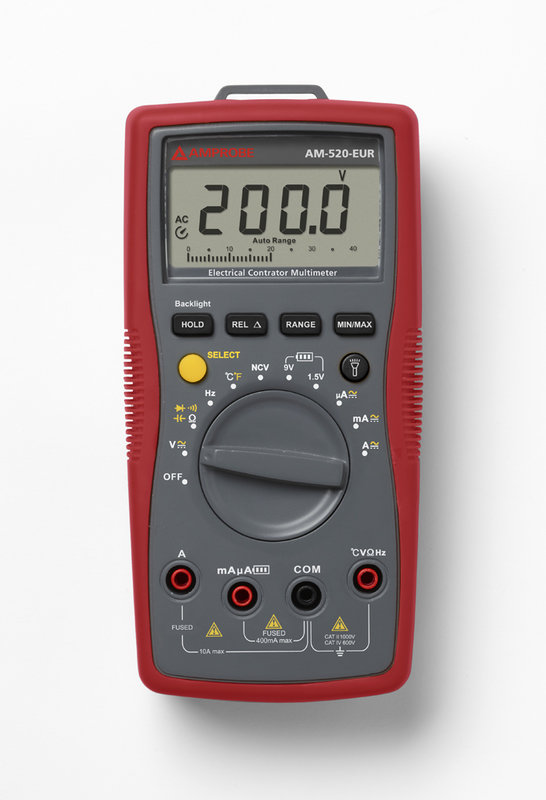 Beha-Amprobe AM-520 Digitalmultimeter mit Temperaturmessung