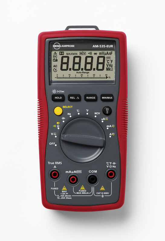 Beha-Amprobe AM-535 Echteffektiv-Multimeter mit Temperaturmessung