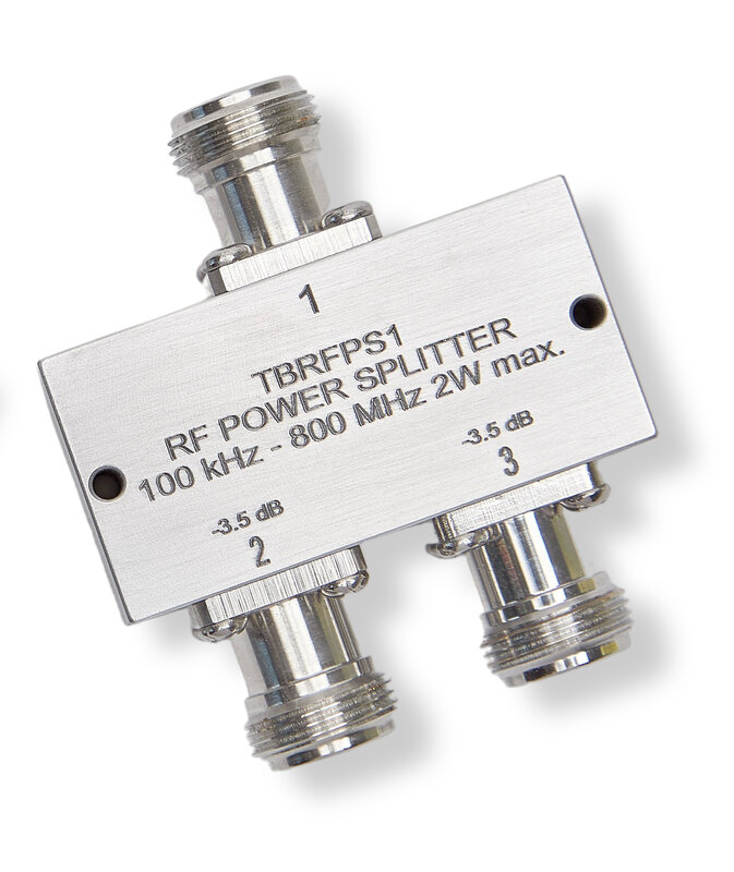 TBRFPS1 General Purpose 2 Way Power Splitter/Power Combiner 0.1-800 MHz