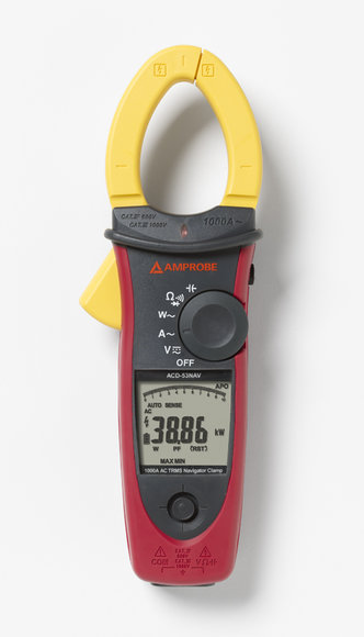 BEHA-Amprobe ACDC-54NAV CAT IV Navigator? Strommesszange 1000A AC/DC TRMS