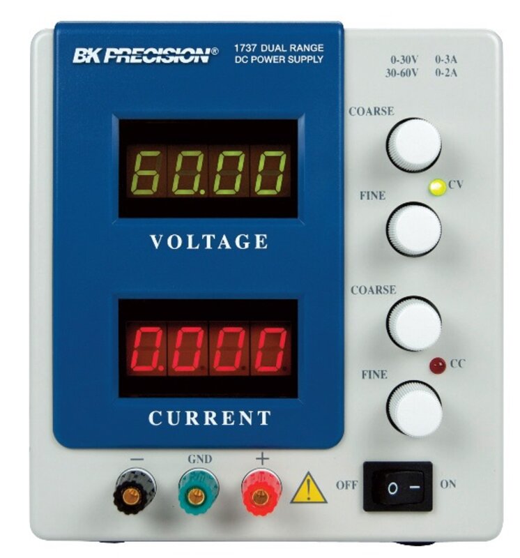 BK Precision BK1737 - Dual Range DC Power Supply, 30V, 3A or 60V, 2A