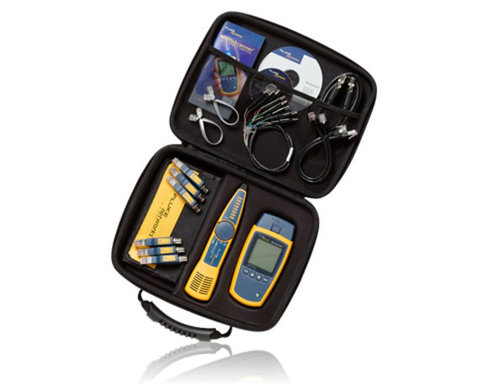 Fluke Networks MS2-TTK MicroScanner2 Termination Test Kit: MicroScanner2 + IST60 Pro-Tool Kit + IntelliTone 200 Probe + Patchkabels +Tragetasche