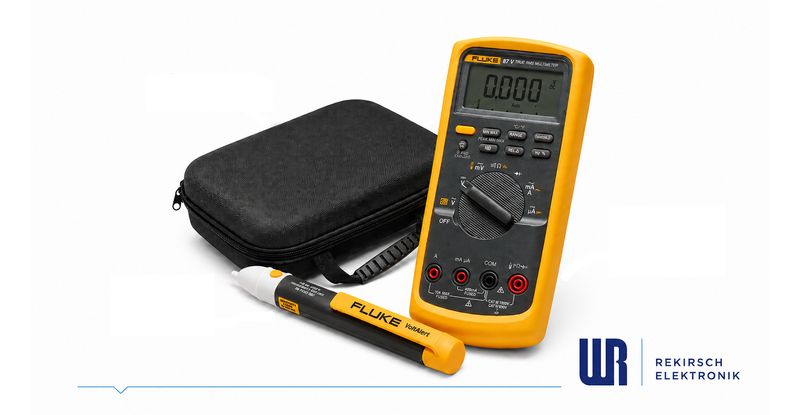 Fluke 87-5 Digitalmultimeter - KIT inkl. 1AC-II VOLTALERT Spannungsprüfer und Transporttasche