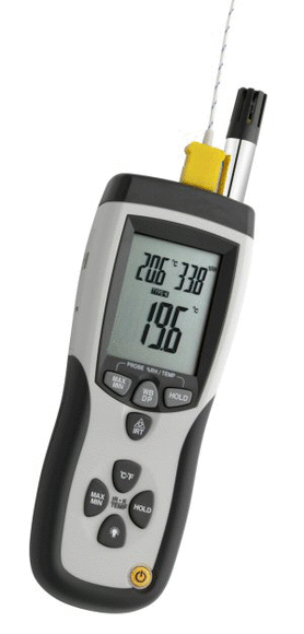 5020-0896 Dostmann ScanTemp RH896 Infrarotthermometer mit Hygrometer