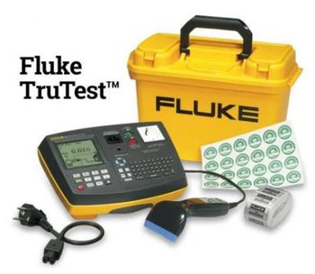 Fluke 6500-2 Gerätetester KIT mit TruTest Software, inkl. Barcodescanner, Prüfadapter und Aufkleber