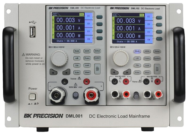 BK Precision DML-Serie elektronische Last, bis zu 800 W, 0...80 V, 160 A