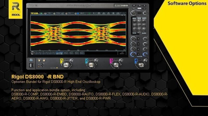 Rigol DS8000-R BND Optionen Bundel für Rigol DS8000-R Kompakt-Oszilloskope
