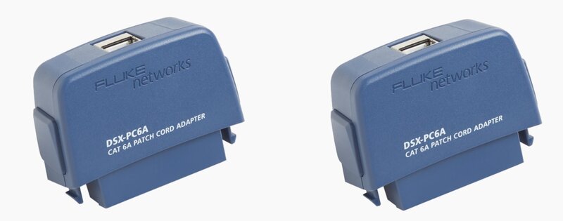 Fluke Networks DSX-PC6AS, Satz mit DSX CAT 6A-Adaptern mit abgeschirmten CAT 6A-Patchkabelbuchsen