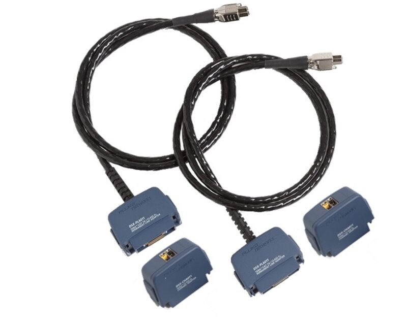 Fluke Networks DSX-TERA-KIT, Kit mit DSX Tera Cat 7A/Klasse 7A Permanent Link-Adaptersatz und Channeladaptersatz