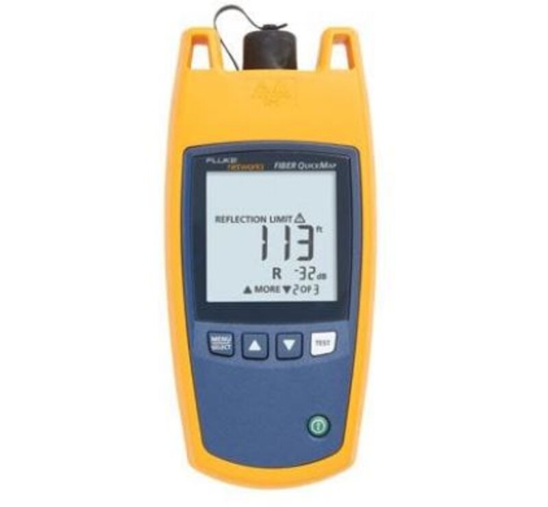 Fluke Networks Fiber QuickMap - Multimode-Entfernungs- und Fehler-Locator für Glasfaser