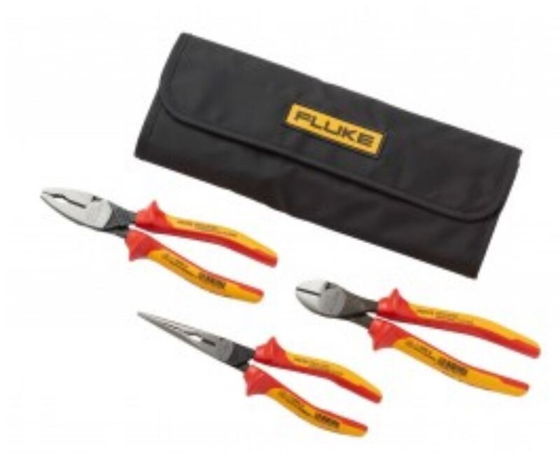 Fluke IKPL3 Kit mit 3 isolierten Zangen, 1.000 V und Wickeltasche