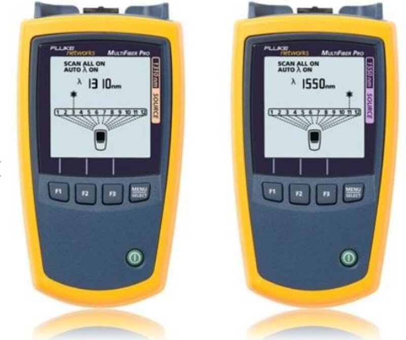 Fluke Networks MultiFiber Pro, Optischer Leistungsmesser und Glasfaser-Prüfkit