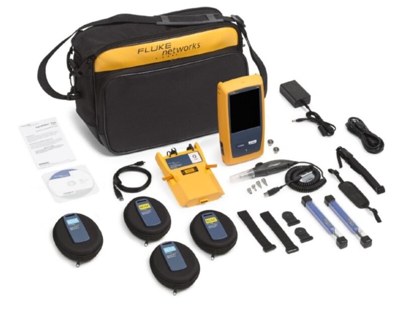 Fluke Networks OFP2-100QI/GLD INT GLASFASER-KIT