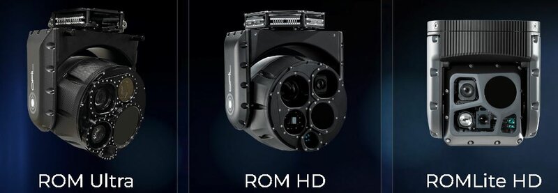 Ofil ROM Ultra - ROM HD - ROMLite - Korona Kameras - multispektrale luftgestützte Systeme für die Inspektion von Stromleitungen und Versorgungseinrichtungen