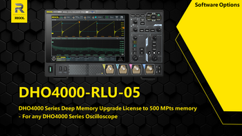 Rigol DHO4000-RLU-05 Speichertiefe-Upgrade auf 500 Mpts
