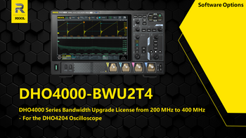 Rigol DHO4000-BWU2T4 Bandbreiten-Upgrade von 200 auf 400 MHz