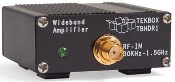 Tekbox TBHDR1 Breitband HF-Verstärker, 30 kHz...1,5 GHz, 24 dB, Betrieb an USB-Anschluss, für EMV-Messungen