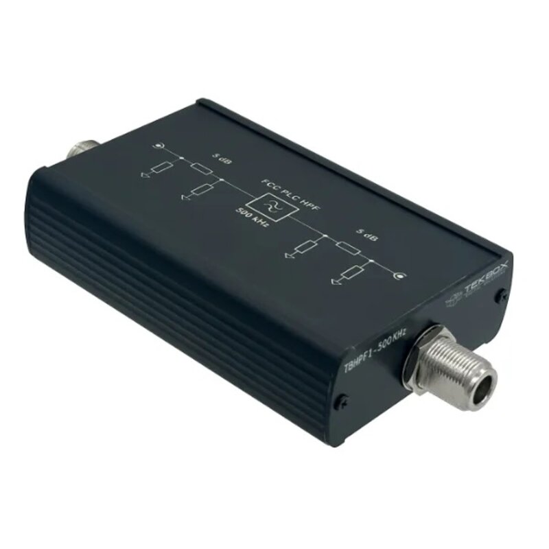 Tekbox TBHPF1-500kHz FCC PLC Hochpass-Schutzfilter, FCC-PLC-Band von 10 kHz bis 490 kHz, Durchlassbereich 500 kHz bis 30 MHz,