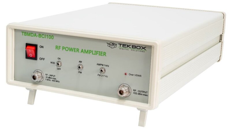 Tekbox TBMDA-BCI100 MODULIERTER BREITBAND-LEISTUNGSVERSTÄRKER 100W, 1 MHz...400 MHz, gemäß ISO 11452-4