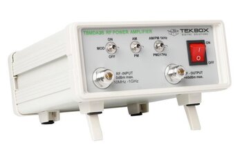Tekbox TBMDA3B Breitband HF Verstärker 10 MHz bis 1 GHz, max. 5 W, mit 1 kHz AM / Puls Modulation, zum Test der Störfestigkeit elektronischer Schaltungen
