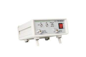 Tekbox TBMDA4B Breitband HF Verstärker 100 kHz...75 MHz, max. 5 W, mit 1 kHz AM / Puls Modulation, zum Test der Störfestigkeit elektronischer Schaltungen