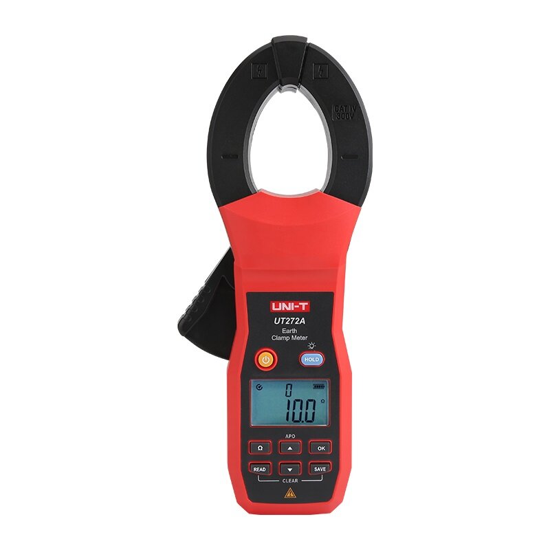 UNI-T UT272A Stromzange, Erdungsprüfgerät, Erdwiderstand bis 400 Ω, Backenöffnung: 44 mm