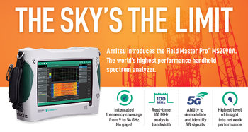 Anritsu MS2090A Field Master PRO Handheld Echtzeit-Spectrum Analyzer, 9 kHz...54 GHz, für 5G Mobilfunkanlagen, Luftfahrt- u. Satellitenkommunikation, Radarmessungen
