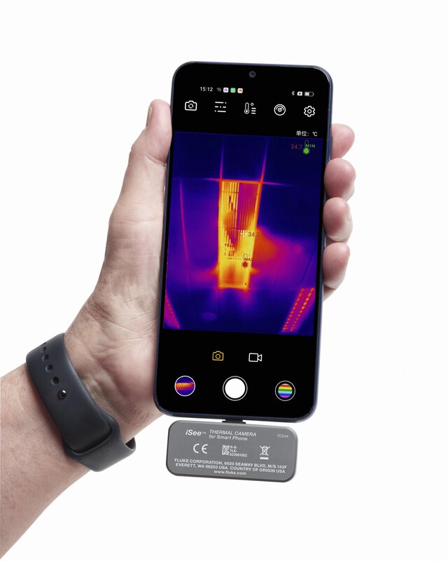 FLUKE-TC01A 25HZ Fluke iSee Mobile Thermal Camera für Android-Handys