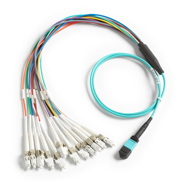 Fluke Networks BKC-MPO-ULC, 1m-Breakout-Kabel, MPO, LC-Anschluss ohne Pins