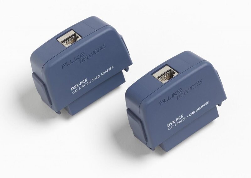 Fluke Networks DSX-PC6S, Satz mit DSX CAT 6-Adaptern mit abgeschirmten CAT 6-Patchkabelbuchsen