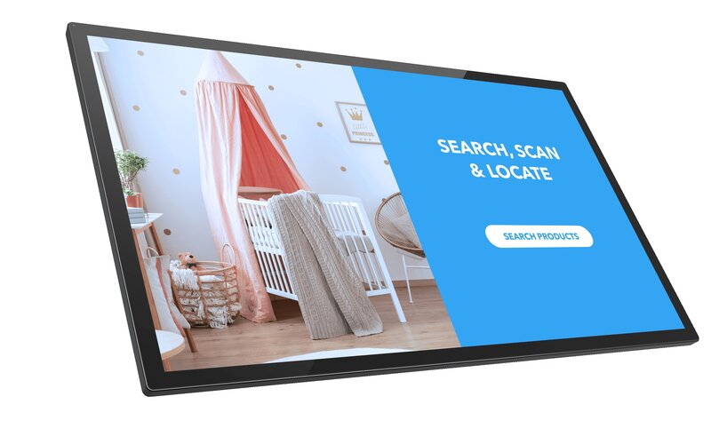 Elo ET5554L - 55-Zoll-LCD-Monitor, 4K UHD, HDMI 2.0 und DisplayPort 1.4