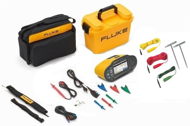 Fluke 1674FC SCH FTT INSTALLATIONSTESTER NACH OVE E8101 mit Fluke TruTest + Erdmessset