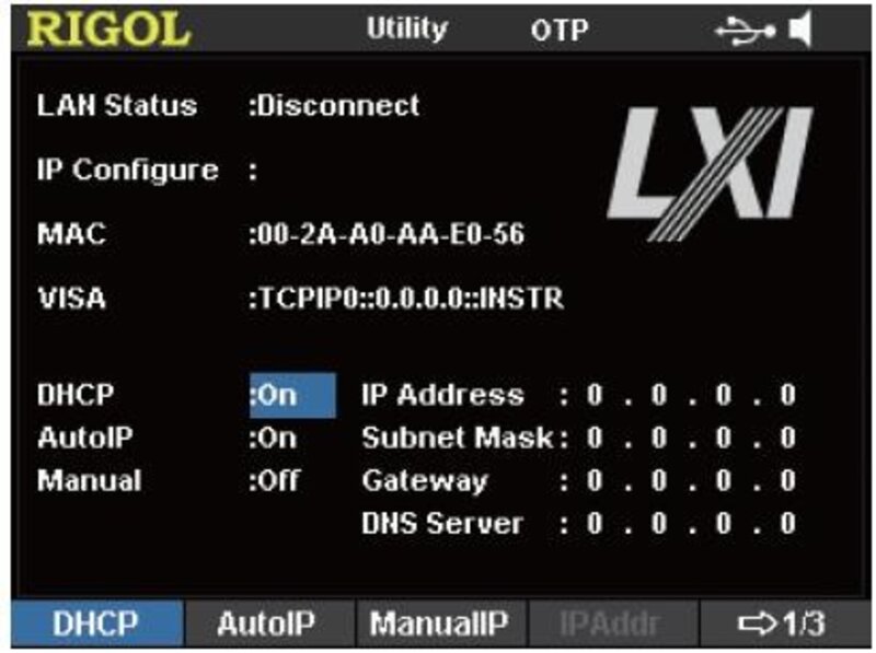 Rigol INTERFACE-DP800 RS232 und LAN Interface für Rigol DP800 Powersupplies