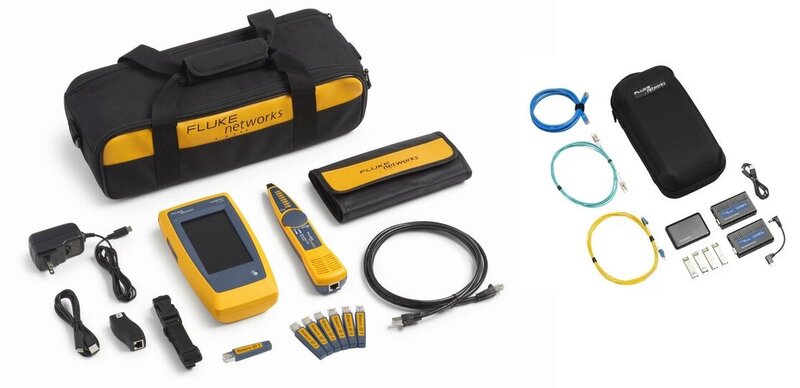 Fluke Networks LIQ-DUO-KIT-FMC-H6EU, LIQ-Kit mit Remote-ID, Sonde, Glasfaser-medienkonverter-Kit