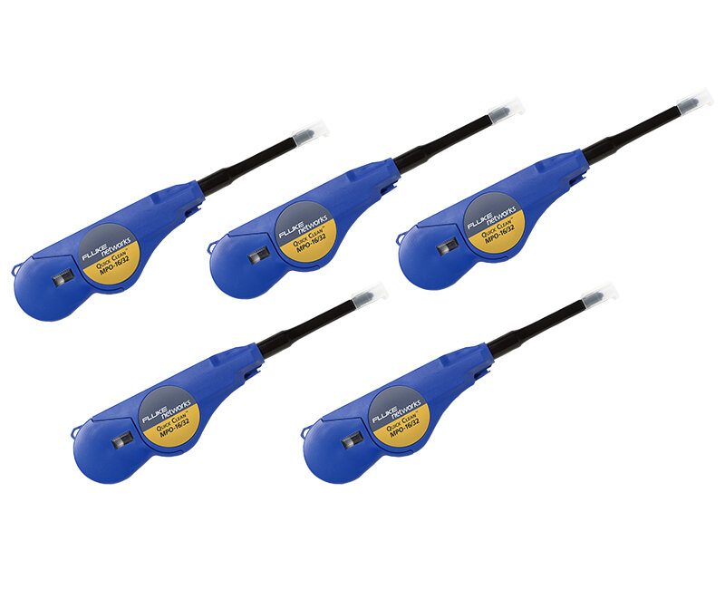 Fluke Networks QC-MPO-16/32-1P, QuickClean Cleaner für MPO 16/32 Fiber, 5er-Pack