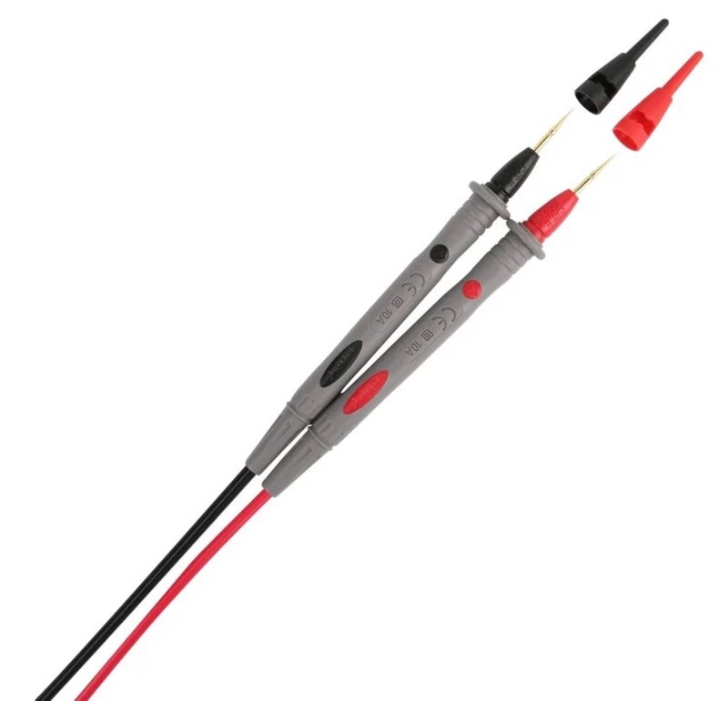 UNI-T UT-L90 Elektronik-Messleitungen mit extra dünnen Spitzen, inkl. Schutzkappen